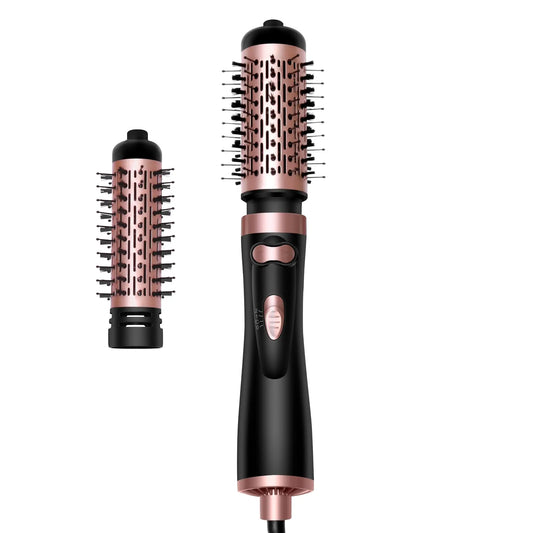 GlowBrush 3-en-1 – Brosse Coiffante Rotative
